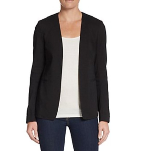 Theory Isita Open Black Blazer - Picture 3 of 3